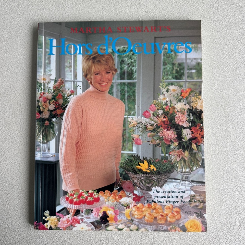 Vintage Martha Stewart 1984 Hors d’Oeuvres Book Softcover